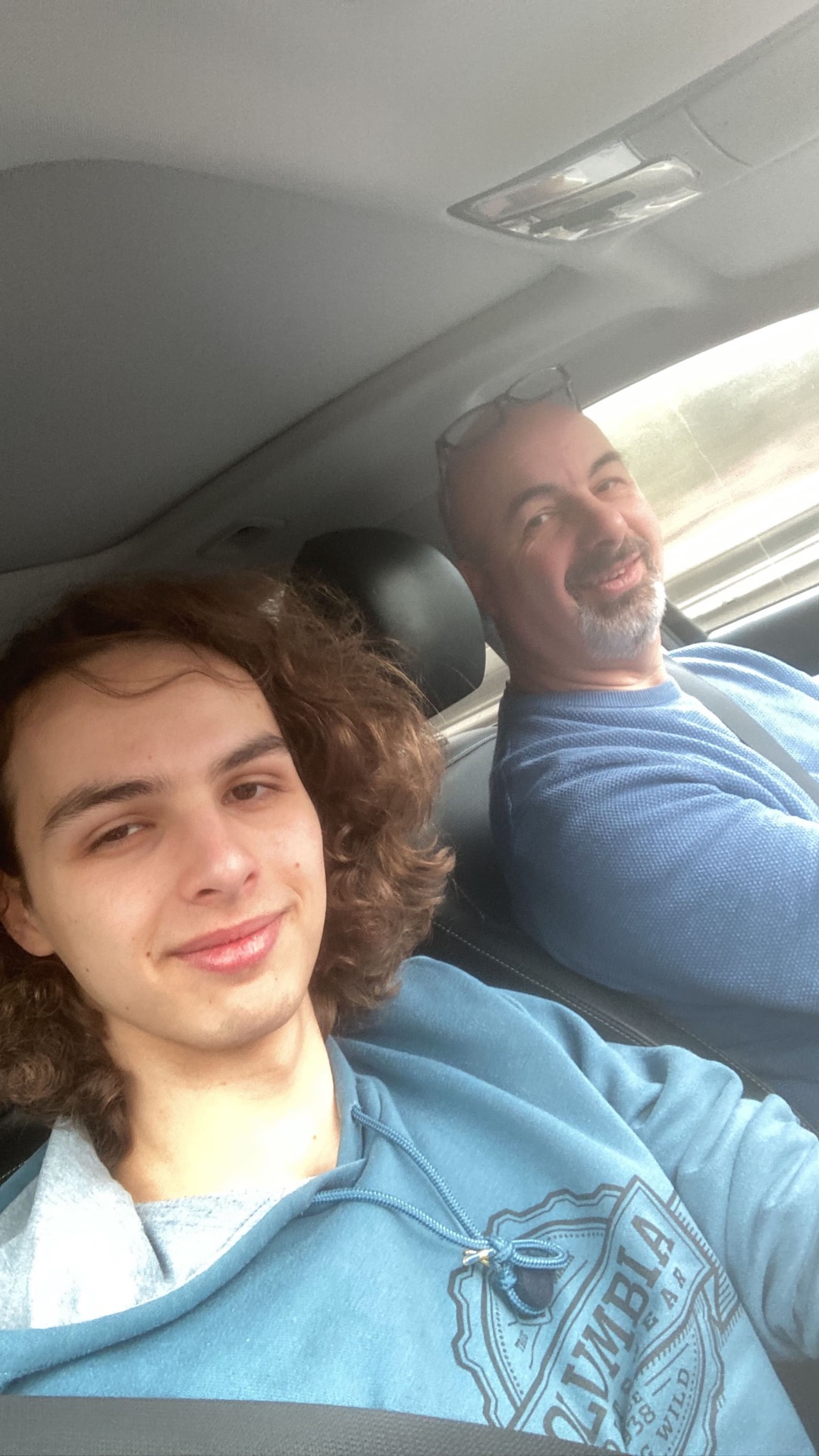 Papa Fährt mich nach Frankfurt