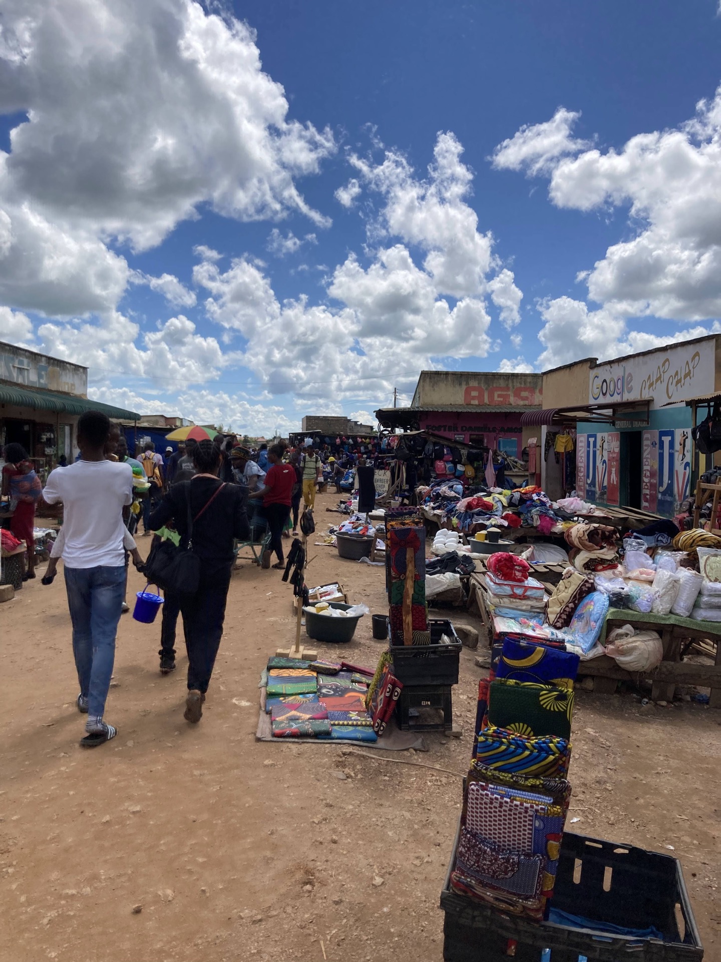 Auf dem Markt in Kabwe