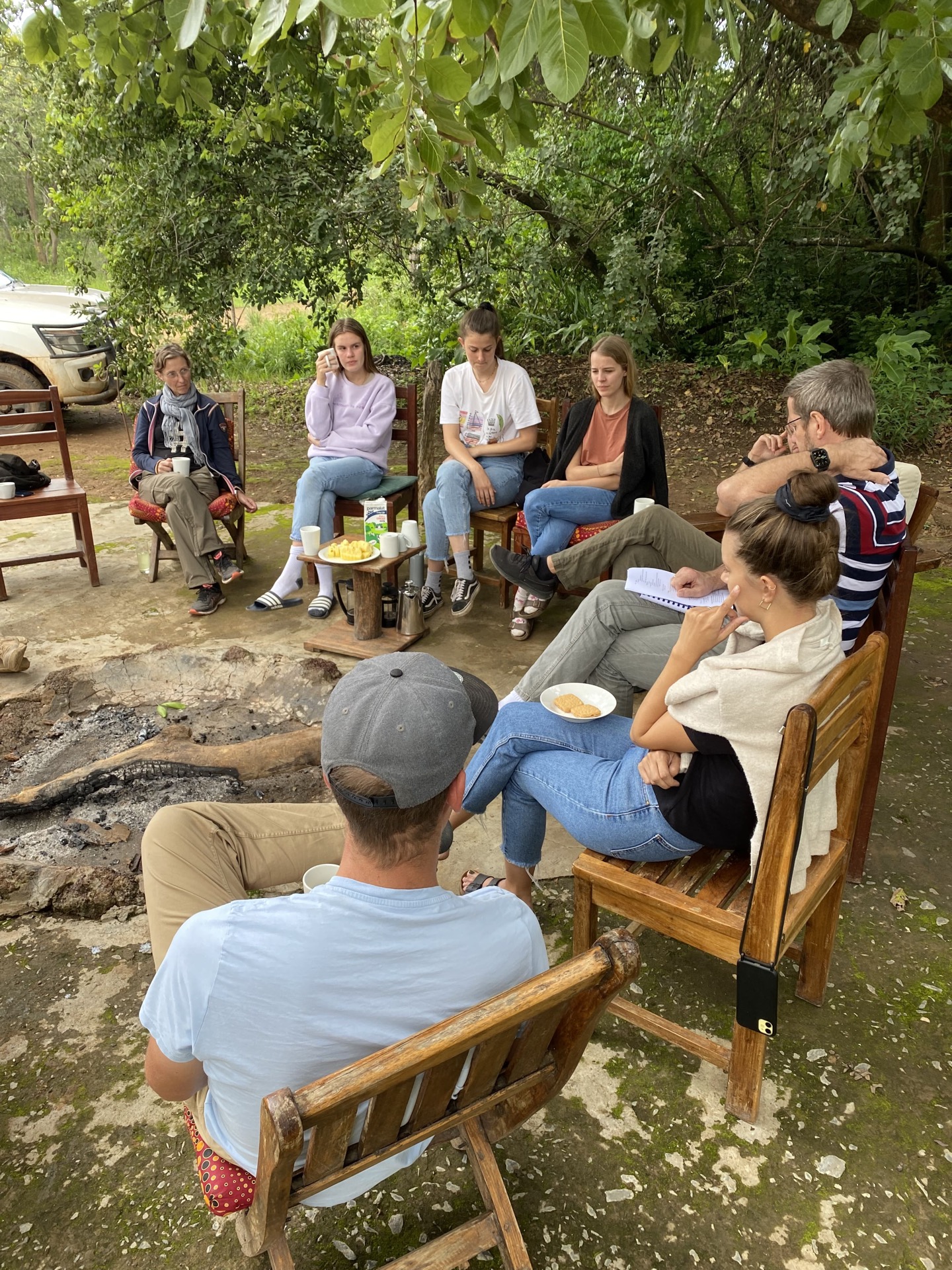 Seminar auf dem Nsobe-camp