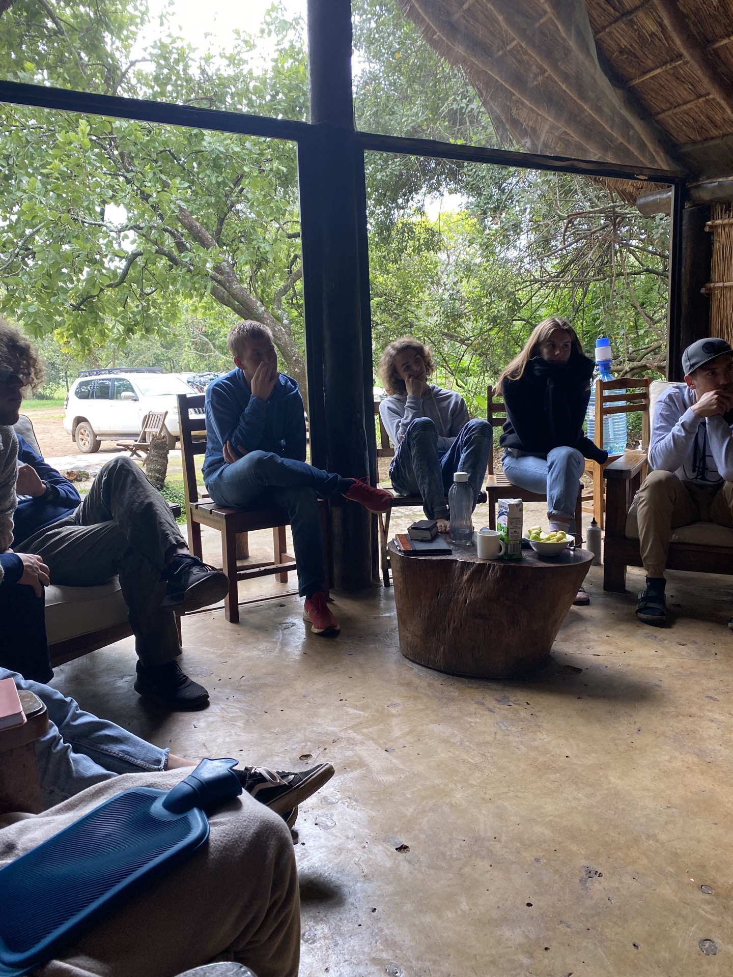 Seminar auf dem Nsobe-camp