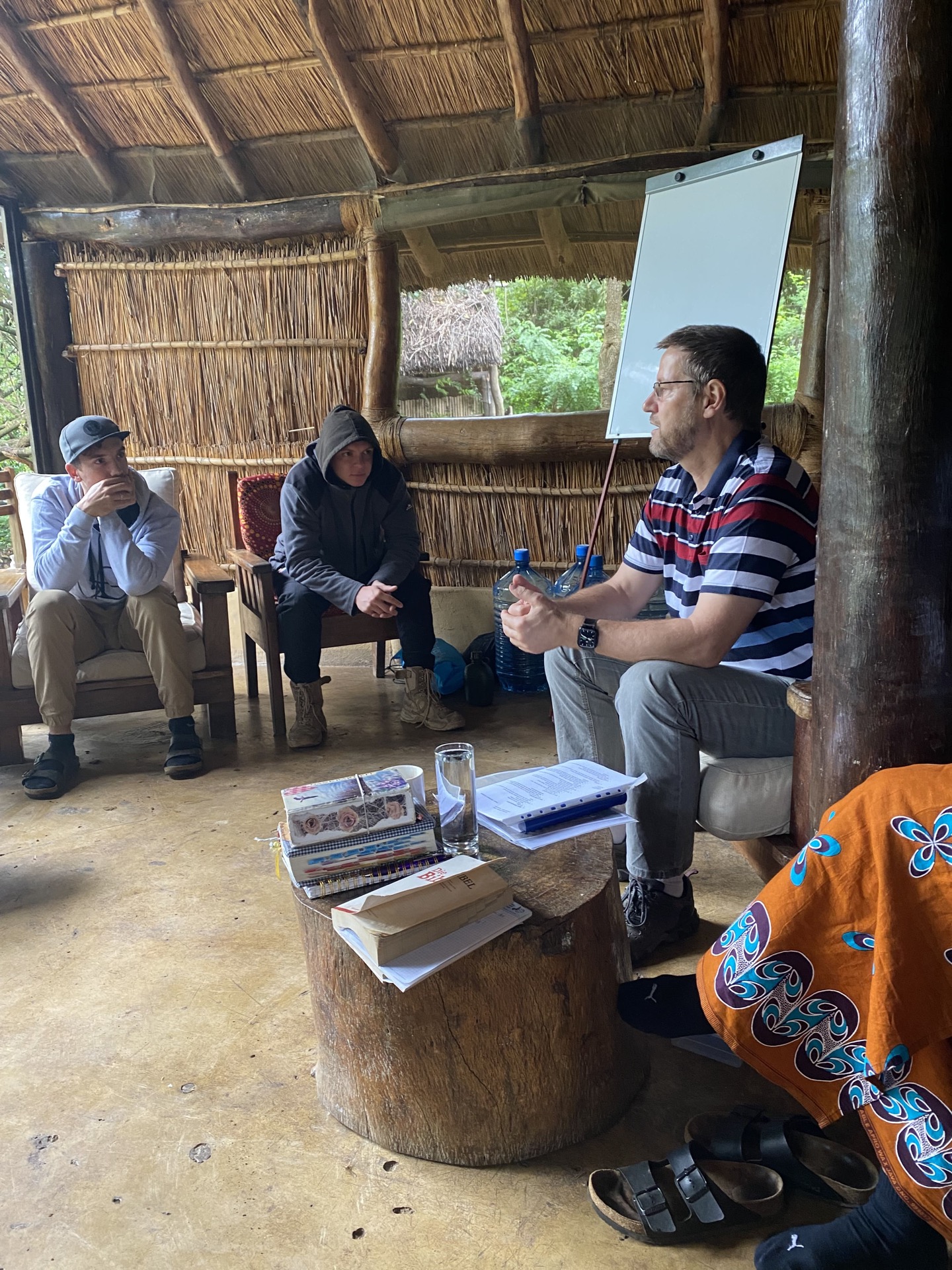 Seminar auf dem Nsobe-camp