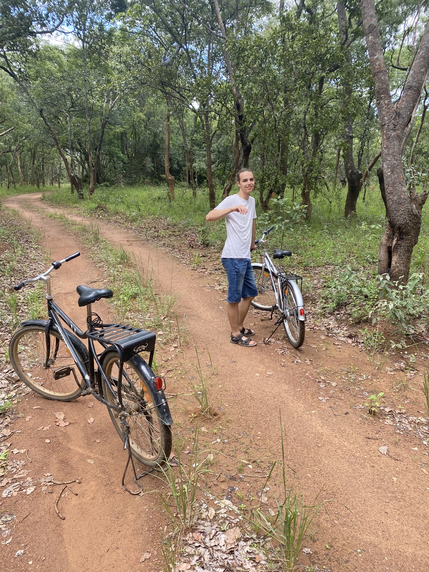 Aaron und sein Fahrrad