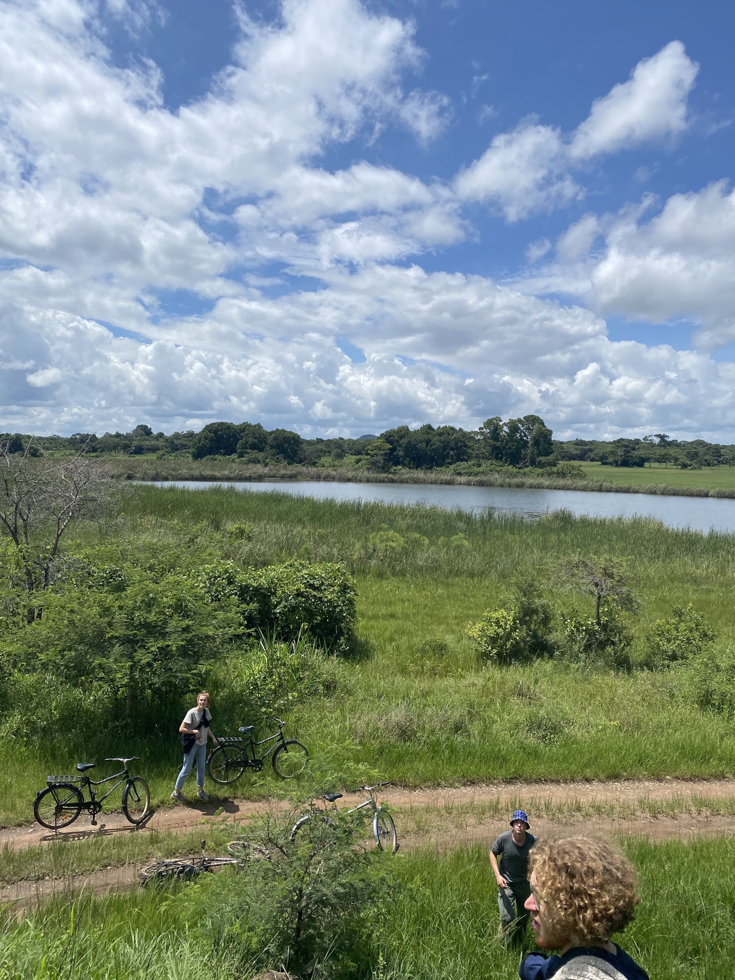 Aussicht bei der Fahrradsafari