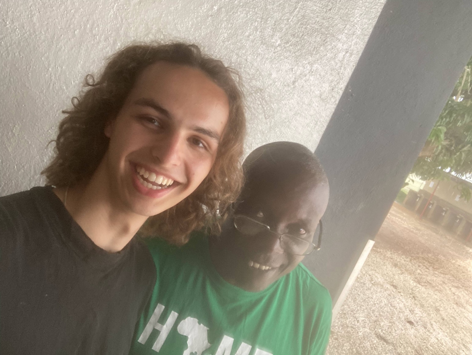 Selfie mit Mr. Mmanga