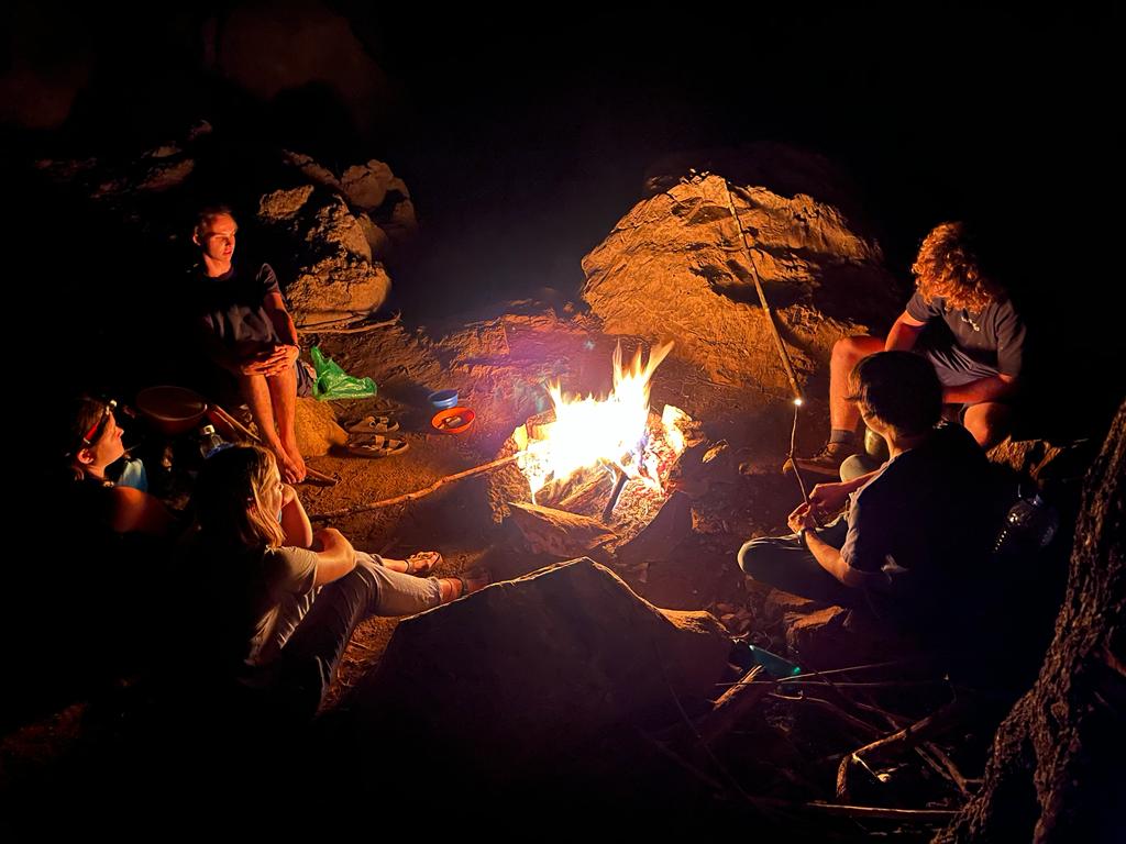 Am Lagerfeuer mit den Kurzis