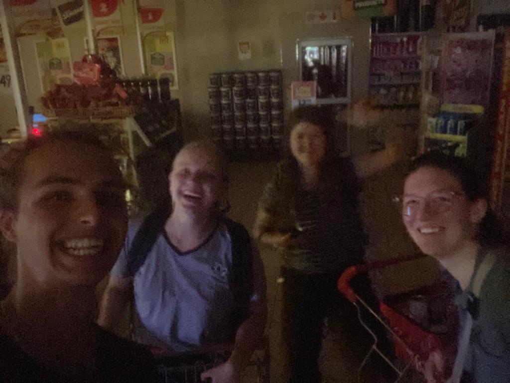 Stromausfall im Supermarkt