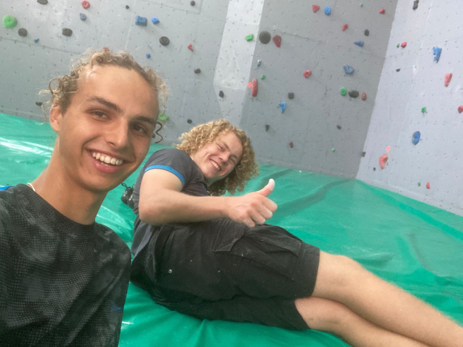 Nochmal Boulder mit Max