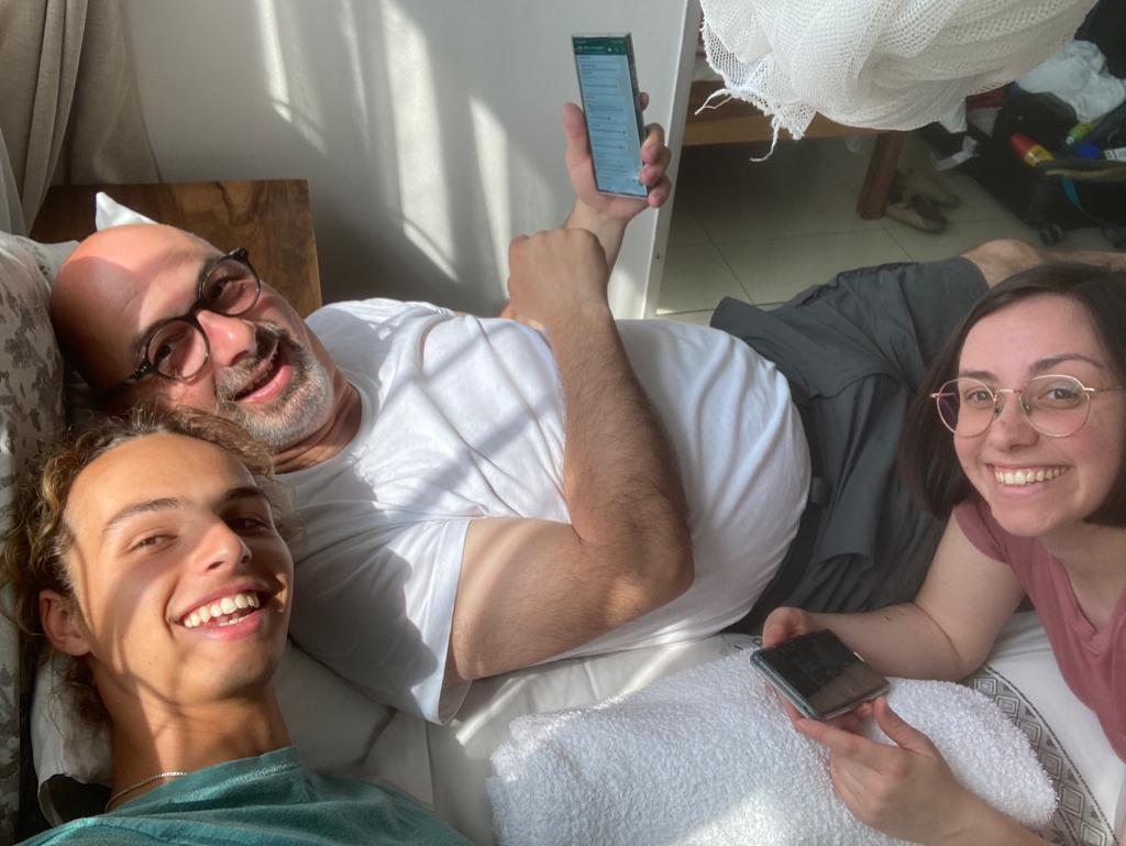 Fanny und Papa zu besuch in Sambia